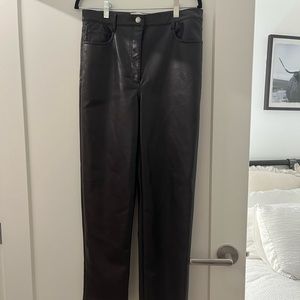 aritzia melina pant size 10 - mocha brown
